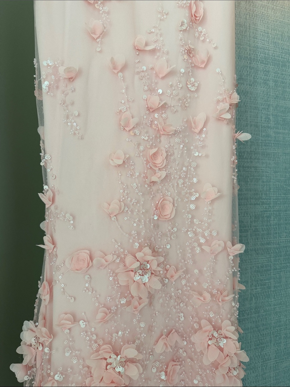 Oh Polly Pink Embellished Maxi Dress - Picture 4 of 12